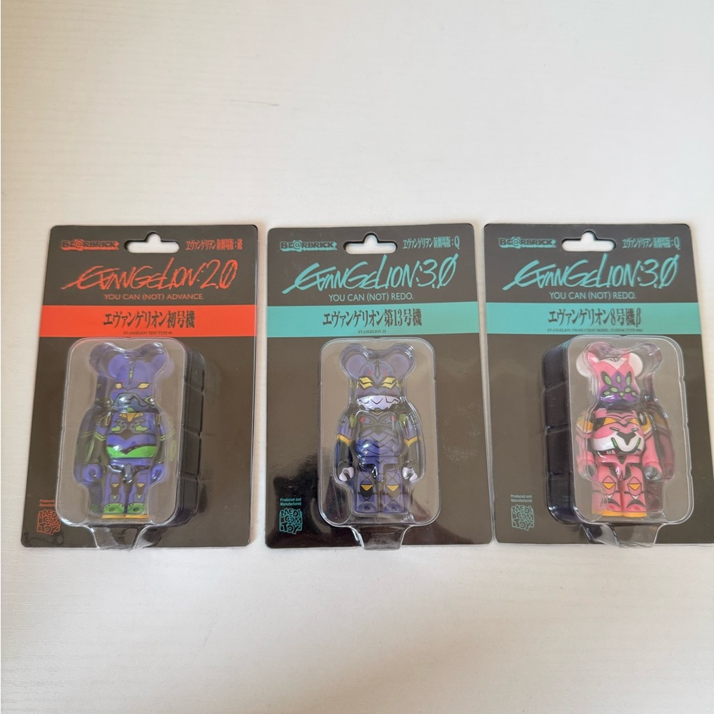 Evangelion Bearbrick Figures Set